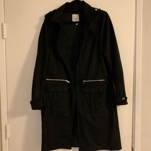 Black military style jacket